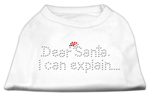 Dear Santa I Can Explain Rhinestone Shirt