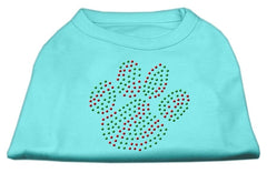 Holiday Paw Rhinestone Shirt