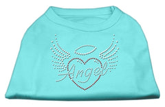 Angel Heart Rhinestone Dog Shirt