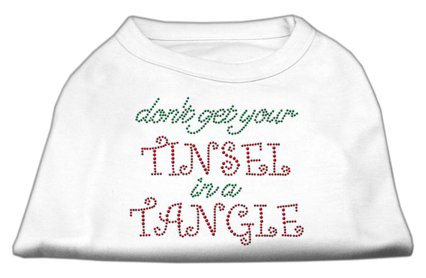 Tinsel In A Tangle Rhinestone Dog Shirt