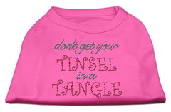 Tinsel In A Tangle Rhinestone Dog Shirt