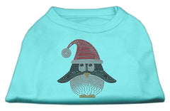 Santa Penguin Rhinestone Dog Shirt