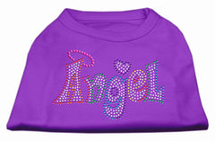 Technicolor Angel Rhinestone Pet Shirt