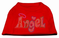 Technicolor Angel Rhinestone Pet Shirt