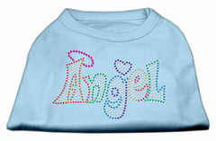 Technicolor Angel Rhinestone Pet Shirt