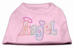 Technicolor Angel Rhinestone Pet Shirt