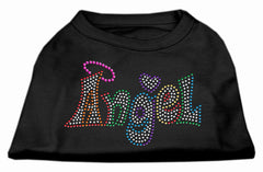 Technicolor Angel Rhinestone Pet Shirt