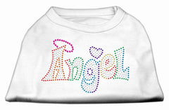 Technicolor Angel Rhinestone Pet Shirt