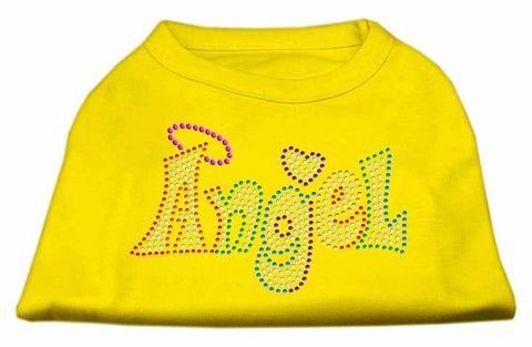 Technicolor Angel Rhinestone Pet Shirt