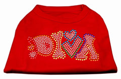 Technicolor Diva Rhinestone Pet Shirt