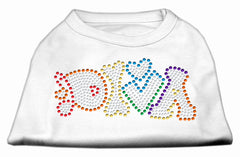 Technicolor Diva Rhinestone Pet Shirt