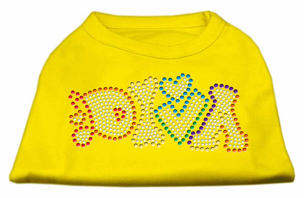 Technicolor Diva Rhinestone Pet Shirt