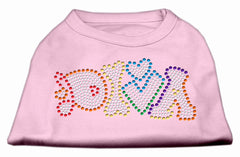 Technicolor Diva Rhinestone Pet Shirt