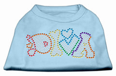 Technicolor Diva Rhinestone Pet Shirt