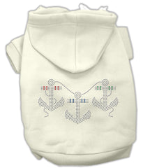 Rhinestone Anchors Hoodies