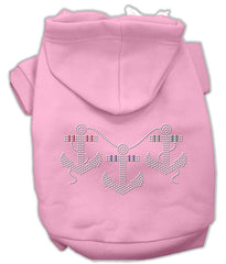 Rhinestone Anchors Hoodies