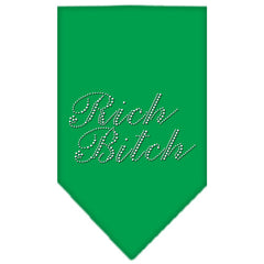 Rich Bitch Rhinestone Bandana