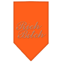 Rich Bitch Rhinestone Bandana