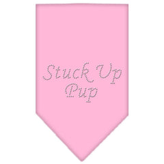 Stuck Up Pup Rhinestone Bandanal