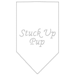 Stuck Up Pup Rhinestone Bandanal