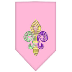 Mardi Gras Fleur De Lis Rhinestone Bandana