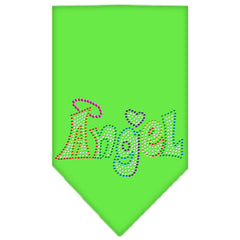 Technicolor Angel Rhinestone Pet Bandana Size