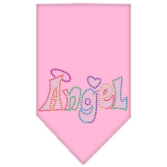 Technicolor Angel Rhinestone Pet Bandana Size