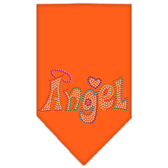 Technicolor Angel Rhinestone Pet Bandana Size