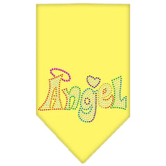 Technicolor Angel Rhinestone Pet Bandana Size