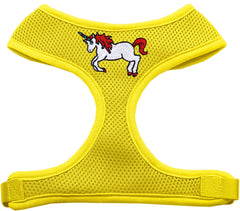 Unicorn Embroidered Soft Mesh Harness