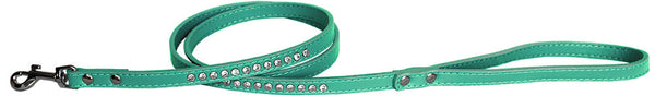 Clear Jewel Pet Leash 1/2" Wide X Long