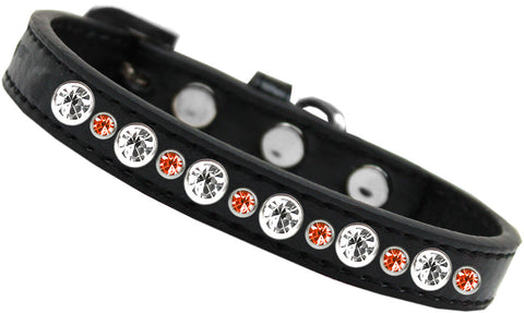 Posh Halloween Jeweled Dog Collar Black Size