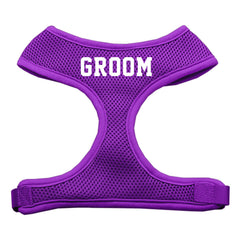 Groom Screen Print Soft Mesh Harness