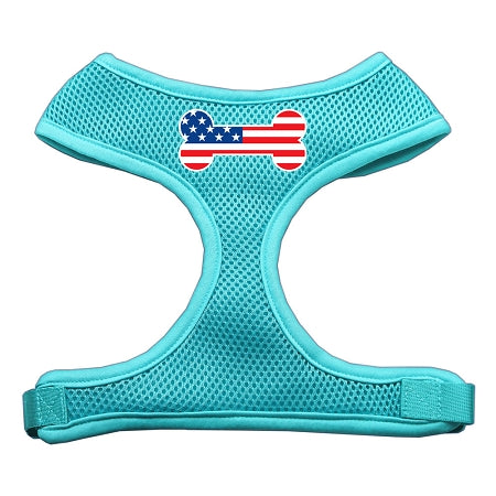 Bone Flag Usa Screen Print Soft Mesh Harness