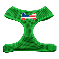 Bone Flag Usa Screen Print Soft Mesh Harness