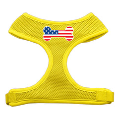 Bone Flag Usa Screen Print Soft Mesh Harness