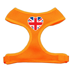 Heart Flag Uk Screen Print Soft Mesh Harness