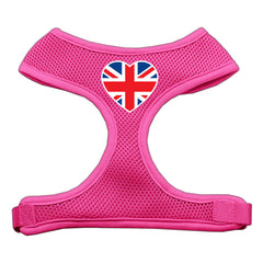 Heart Flag Uk Screen Print Soft Mesh Harness