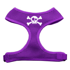 Skull Crossbones Screen Print Soft Mesh Harness