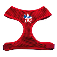 Democrat Screen Print Soft Mesh Harness