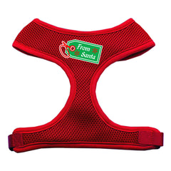 From Santa Tag Screen Print Mesh Harness