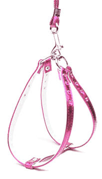 Metallic Step-in Harness Pink Mtl