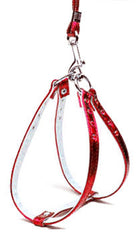 Metallic Step-in Harness Red Mtl