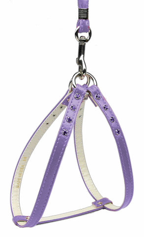 Step-in Harness Purple W/ Purple Stones