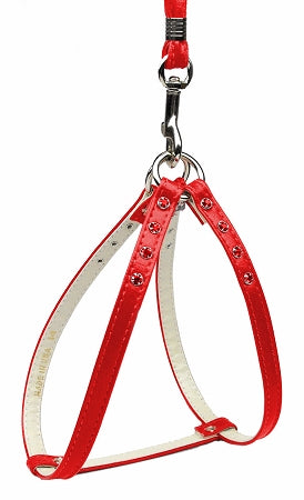 Step-in Harness Red W/ Red Stones