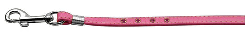 Step-in Harness Pink W- Pink Stones 3-8" Match Jwl Leash Silver Hrdw
