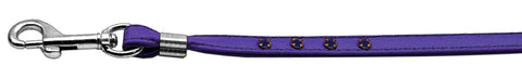 Step-in Harness Purple W- Purple Stones 3-8" Match Jwl Leash Silver Hrdw