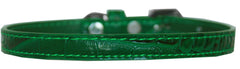 Omaha Plain Croc Dog Collar Size