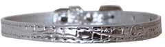 Omaha Plain Croc Dog Collar Size