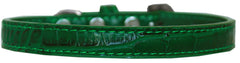 Wichita Plain Croc Dog Collar Size